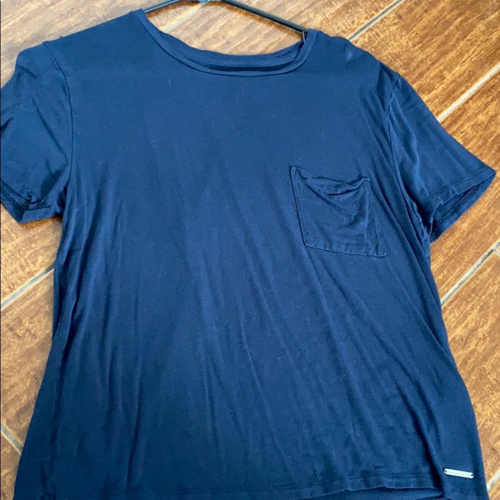 Navy blouse